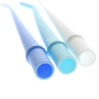 50pcs dental surgery pipe elbow 18 iinch diameter white aspirator tube bend dentist materials 3 8mm
