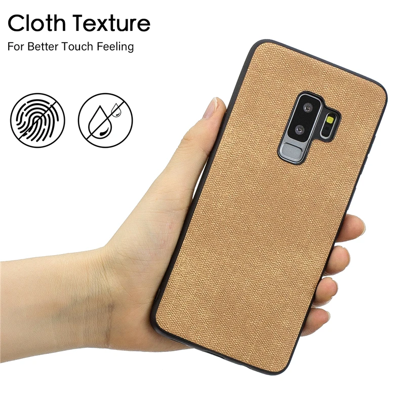 Чехол для Samsung S9 Plus роскошный мягкий деним и ТПУ 2 в 1 чехол Funda телефона |
