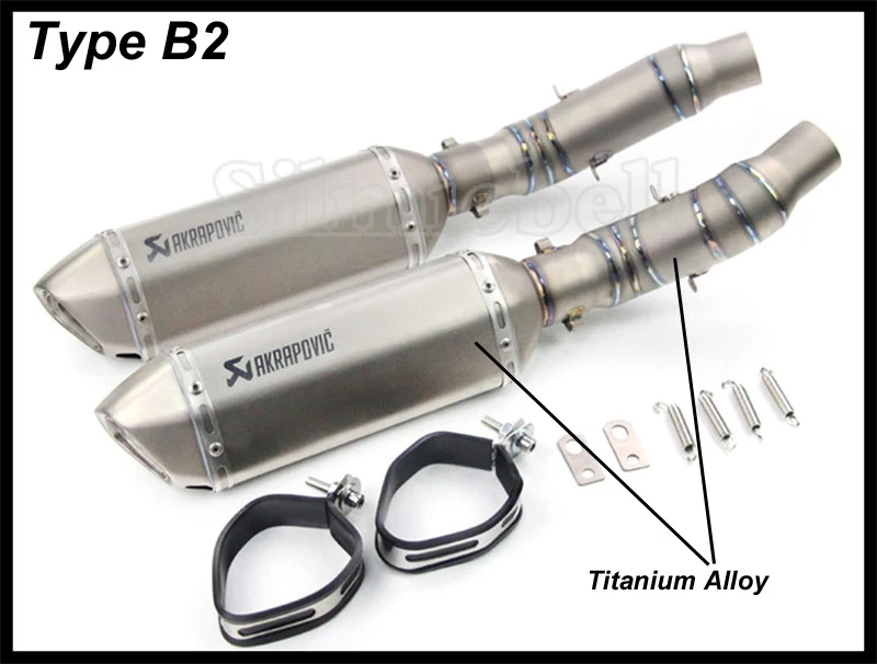 Akrapovic выхлопной мотоцикл для Kawasaki Z1000 Z1000SX 2010 до 2019 настоящий титановый сплав