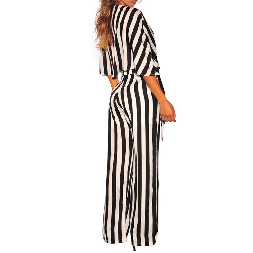 Женский полосатый топ с глубоким v образным вырезом высокое качество Женская