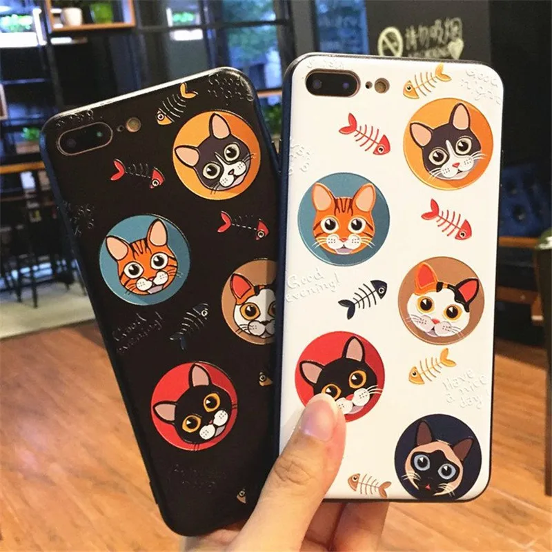 Прохладный Лев тигра черный олень Кот животные жесткий силиконовый чехол для Xiaomi