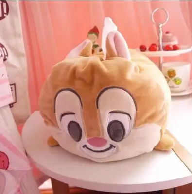 Черный Мультяшная плюшевая игрушка ЦУМ Зонт кошка Мэри Dumbo Monster Tissue Box Обложка бумажное полотенце Чехлы подарок на день рождения#1064 - Цвет: Черный
