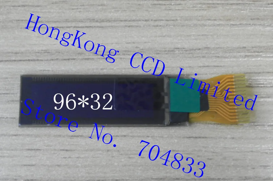 0 86 дюймовый белый oled дисплей 14pin 96*32 SSD1316 экран QT1316P01A IIC I2C интерфейс|oled display|white oledoled