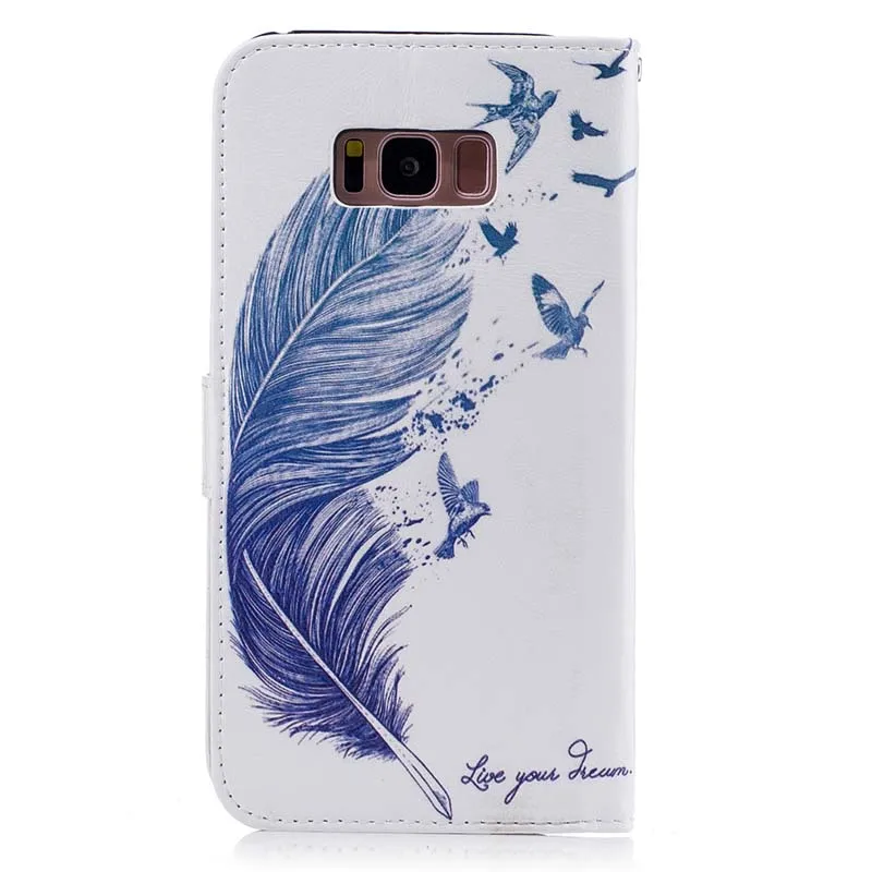 7 Кожаный чехол с откидной крышкой для samsung Galaxy S9 S8 S7 S9 Plus Note 9 кожаный чехол-бумажник с крышкой магнитного с 9 держатель для карт чехол для телефона - Цвет: 7