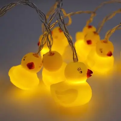 chick Утка/собака/Жираф/Бегемот ночник Рождественская гирлянда сказочные гирлянды для детской комнаты вечерние свадебные украшения - Испускаемый цвет: chick
