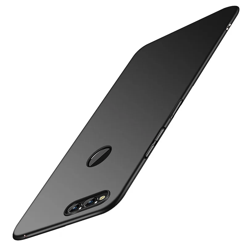 Black Для huawei Honor 7X чехол MOFI для huawei mate SE PC жесткий чехол-накладка Жесткий Чехол 7 X Синий Черный чехол coque funda 5,93'' - Цвет: Black