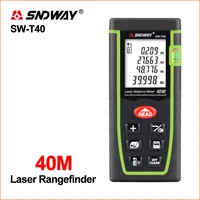 sndway laser rangefinder distance meter range finder tape measure mini digital handheld sw t4s t series 40m laser distance meter