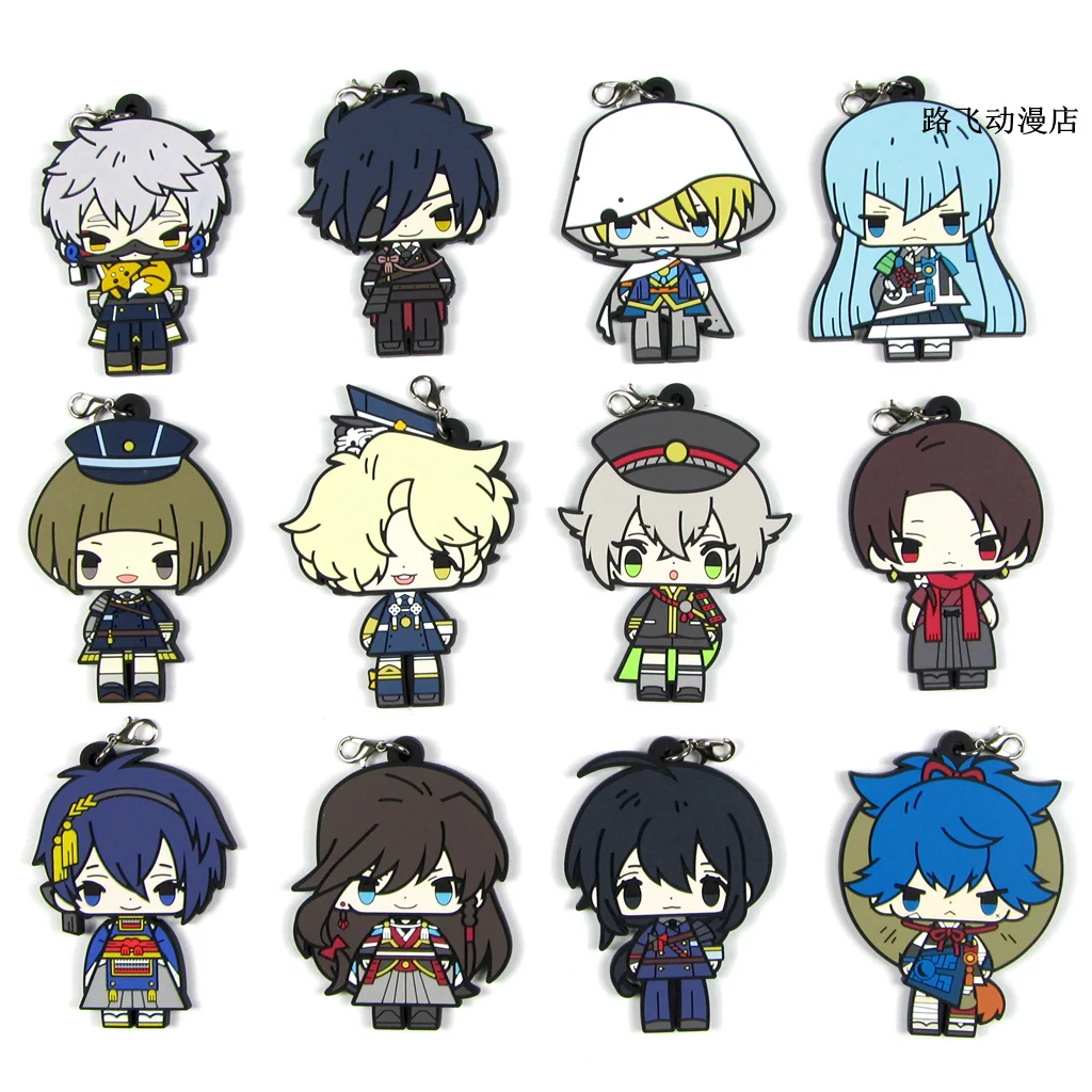 Touken Ranbu Online Akitatoushirou hotarуру Souzasamonji Kashuu Kiyomitsu Mikazuki Munechika экшн фигурка резиновая