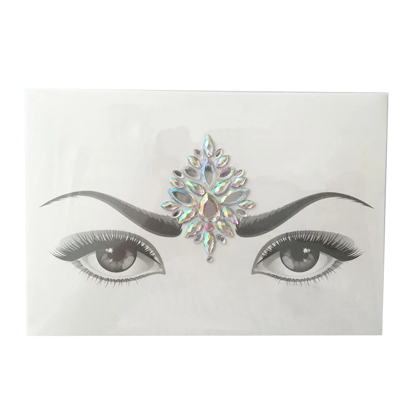 Акриловая полимерная дрель наклейка Bindi ручной работы в богемном и этническом стиле украшения для лица и глаз наклейки для украшения лба