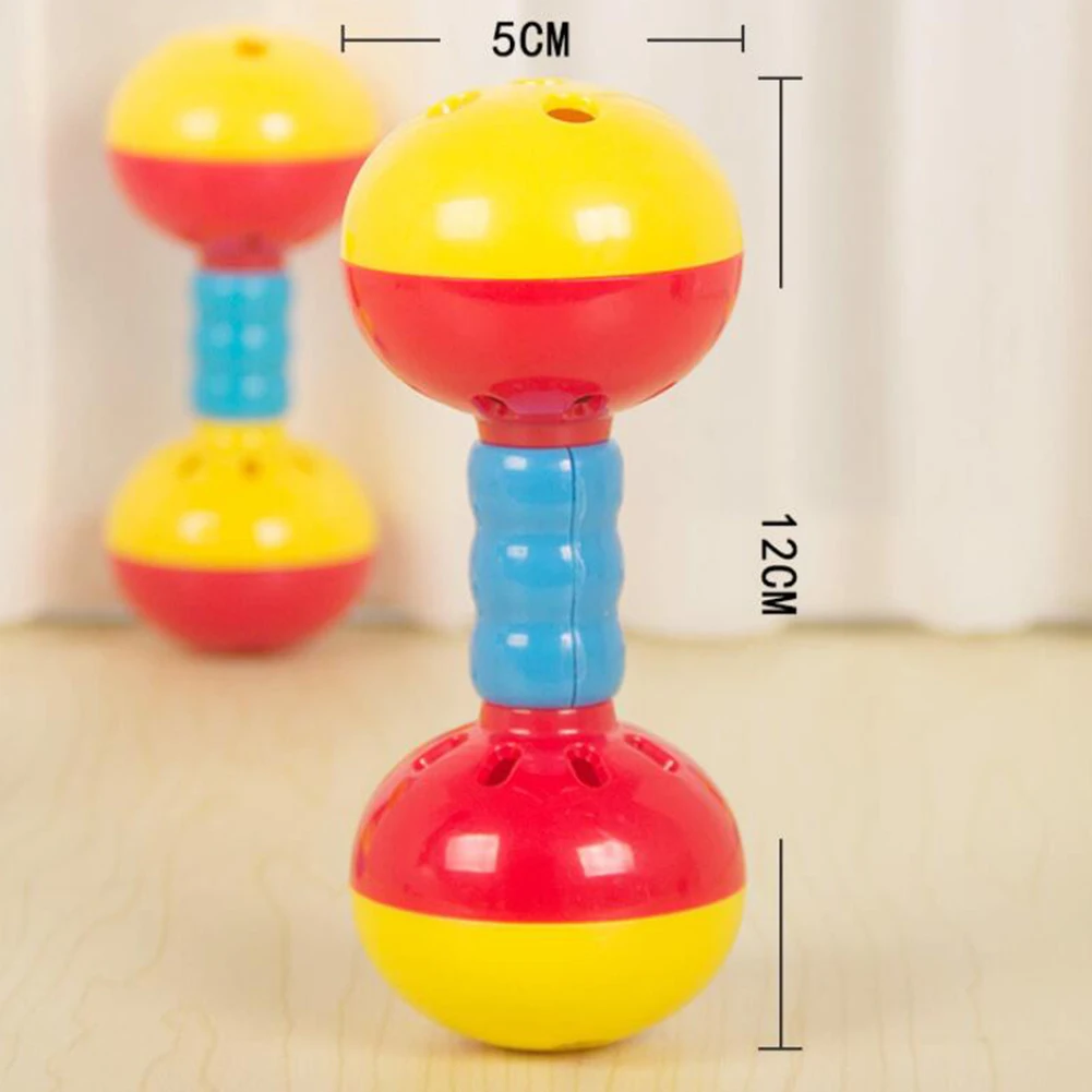 Детская игрушка колокольчик с двумя головками детский компаньон Развивающая