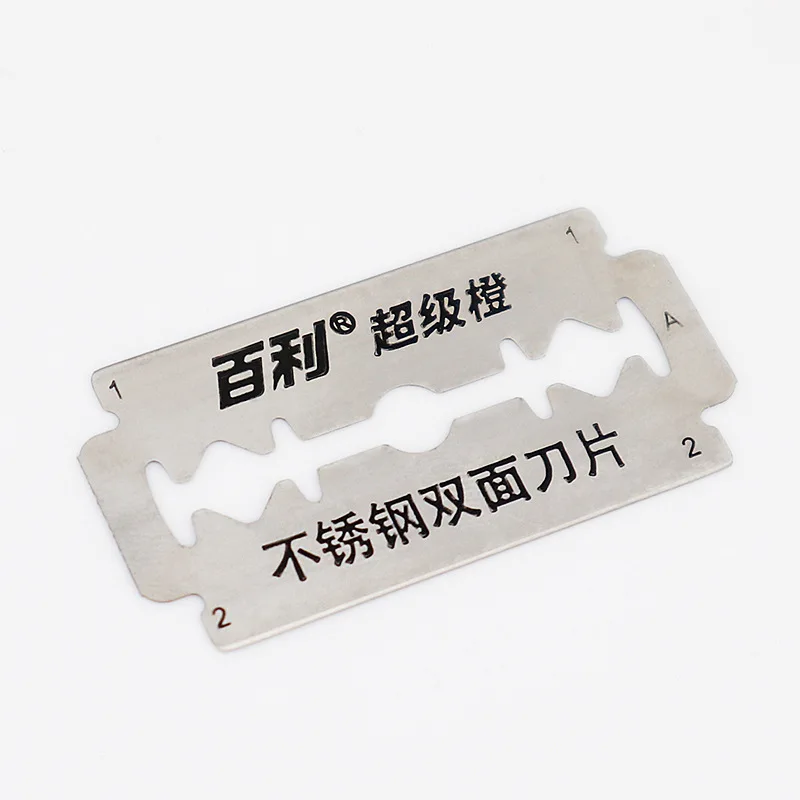 Бритвенные Лезвия для мужчин 100 шт. Безопасные лезвия с двойными краями