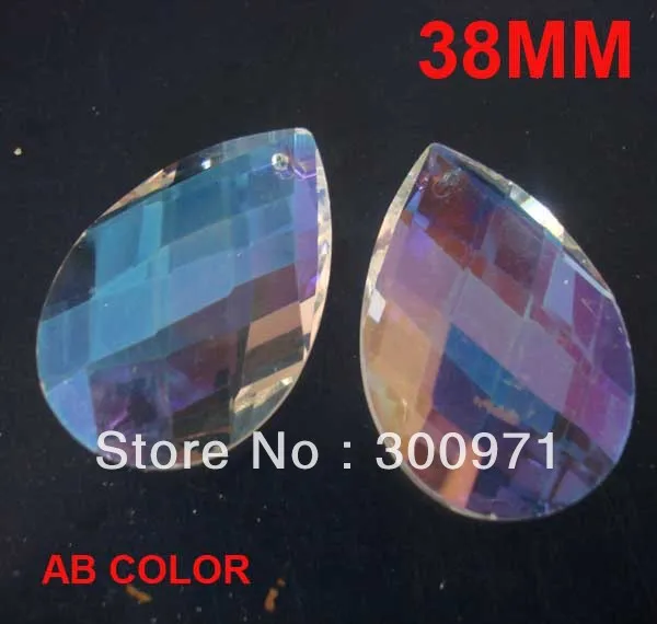 Бесплатная доставка ab цвет 38x22 мм (360 шт./лот) хрустальная люстра