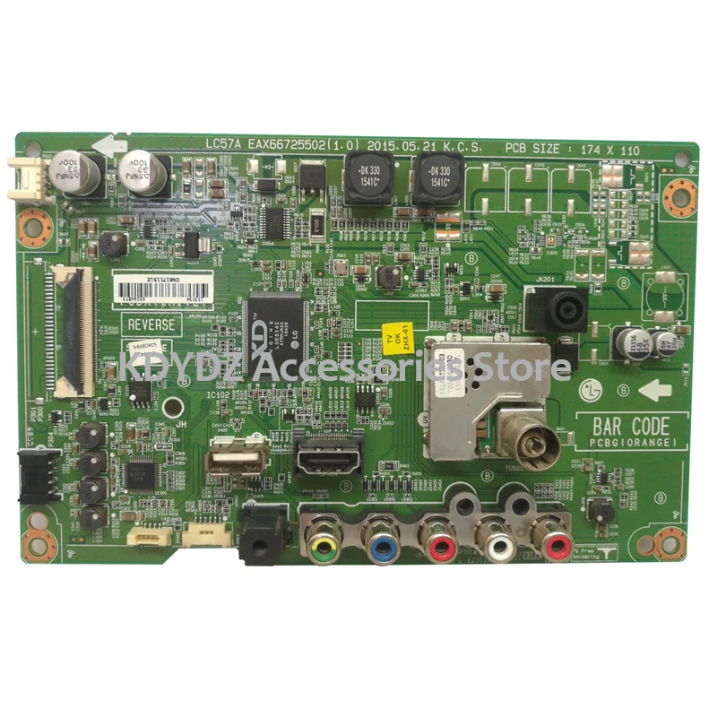Хороший тест для 43LF5100-CA материнская плата EAX66725502(1,0) рабочий экран HC430DUN