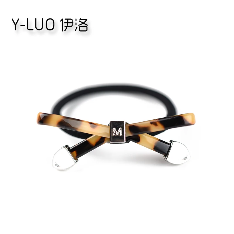 Women headwear bow hairband cute elastic hair bands hair rope hair tie metal hair accessories for women