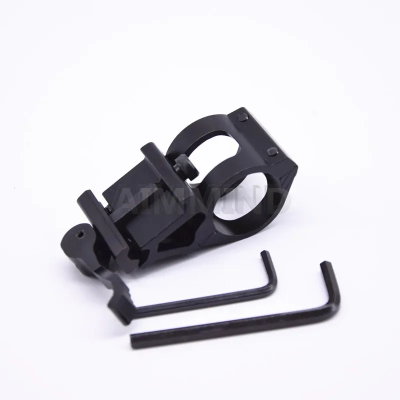 1 дюйм 25 мм 45 градусов офсетное кольцо поддержка Torche лазер Chasse Cadre Mount Weaver 20 Rail Picatinny