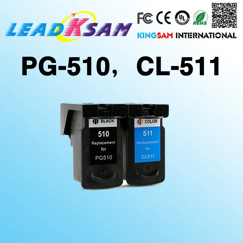 1 комплект чернильный картридж PG510XL CL511XL PG510 CL511 для детской модели 240 250 260 270 280 282 480