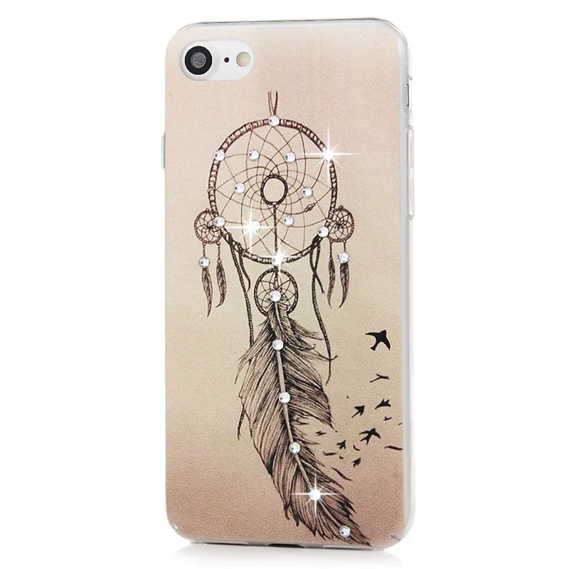 YOKIRIN For iPhone 7 Phone Case Fashion Colorful Painting Luxury Glitter Crystal Ultra Slim Hard Plastic Back Cover Cases |