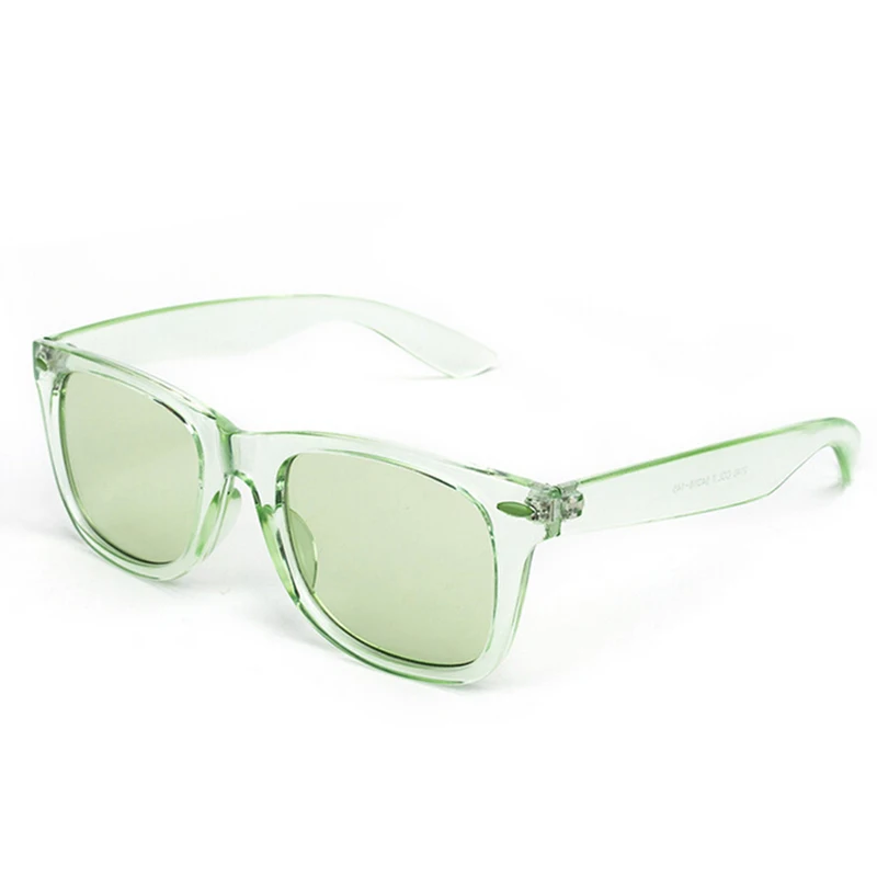 Лидер продаж 2015 брендовые солнцезащитные очки унисекс с квадратной прозрачной