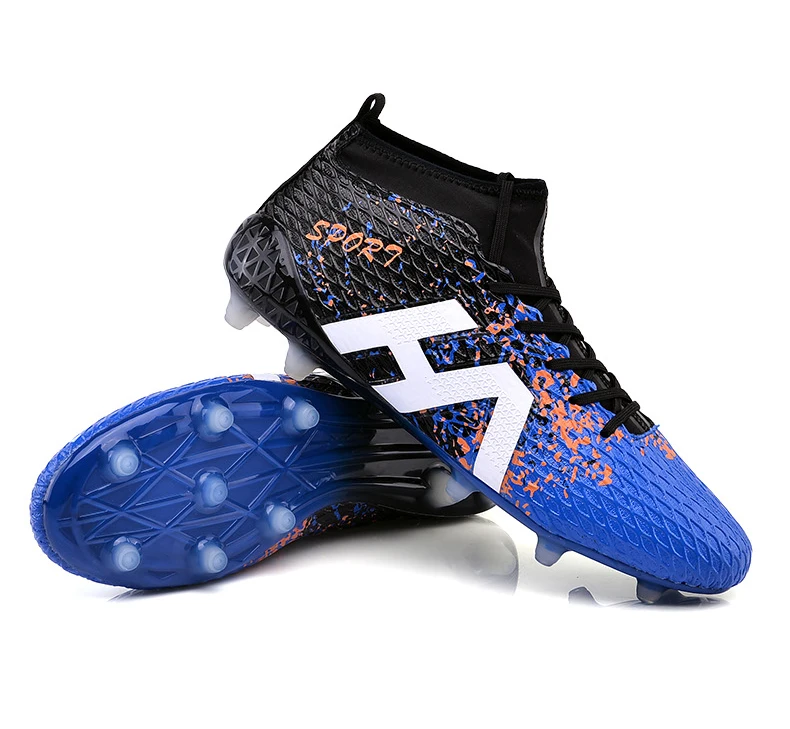 DR. EAGLE futzalki crampon футбол Спайк cleat сверхтонкие оригинальные футбольные бутсы лодыжки высокие носки для AG/FG 39-44