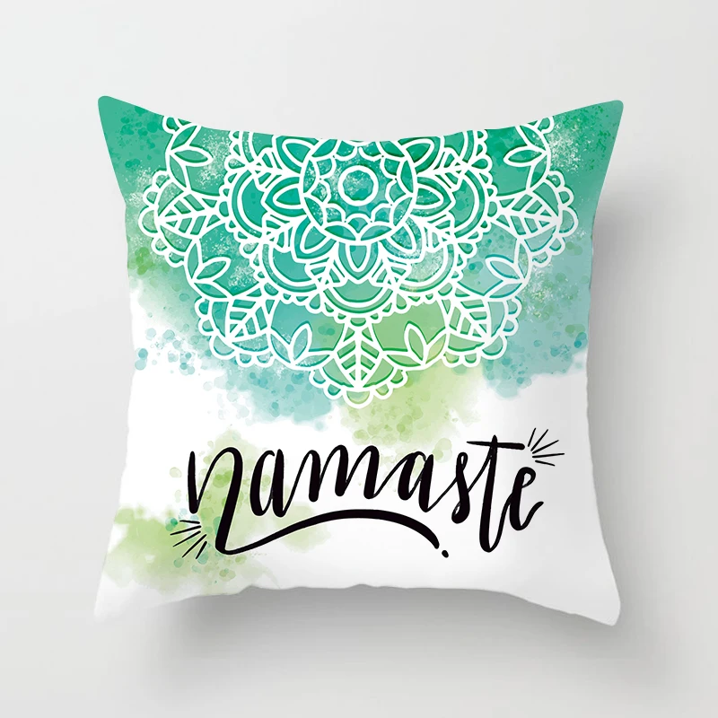 Полиэстеровая Подушка Hongbo с узором мандала наволочка для подушки украшение
