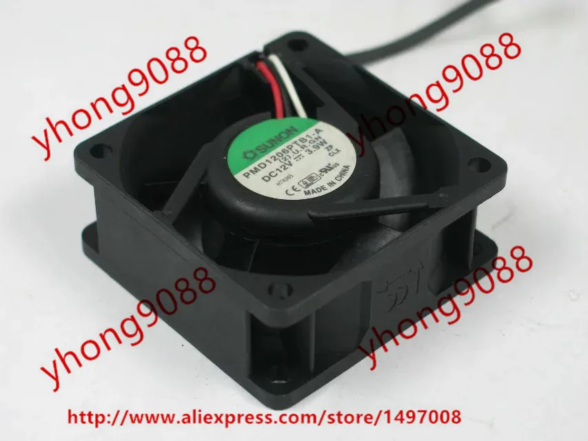 SUNON PMD1206PTB1 A (2).U.R.GN DC 12 В 3 9 Вт 60x60x25 мм вентилятор охлаждения сервера|square fan|server fandc fan