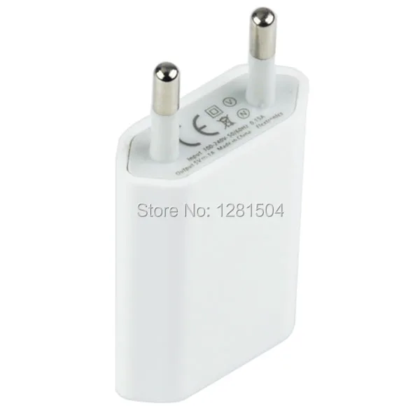 200 шт./лот+ Качество Белый EU AC Путешествия USB Зарядное устройство для iPhone 7 6 Plus 5 4 для samsung Phones DHL