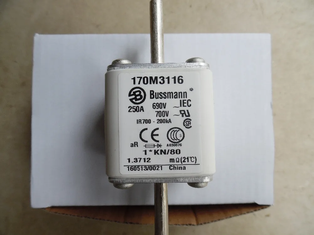 

Free shipping 5pcs Fuses: 170M3116 250A 690V aR