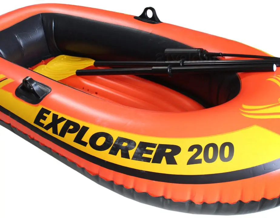 Egoes Explorer 200, 2 человек надувная лодка набор с французскими веслами и мини воздушный насос 58331