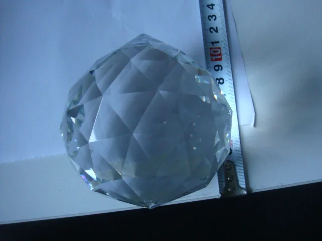 100mm (Free hooks) Crystal Glass Faceted Ball for Chandelier Suncatcher Prisms For Wedding Decoration | Лампы и освещение