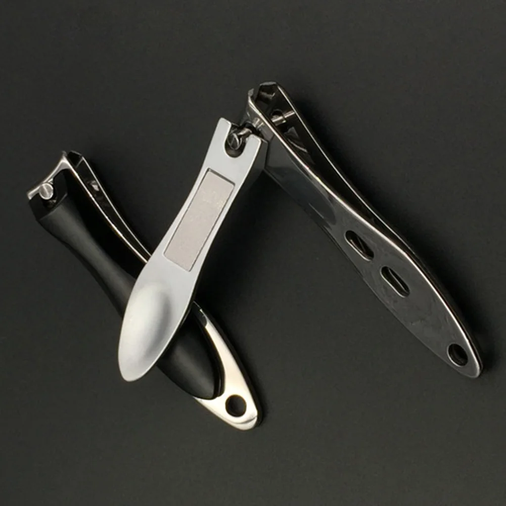 Blades Durable Nail Clippers Fingernail Cutter Anti-skid Handle Opening Stainless Steel Fashion Appearance | Красота и здоровье