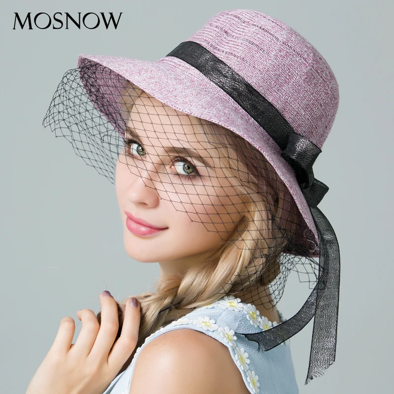 Женские соломенные шляпки Элегантные повседневные летние с украшением женские