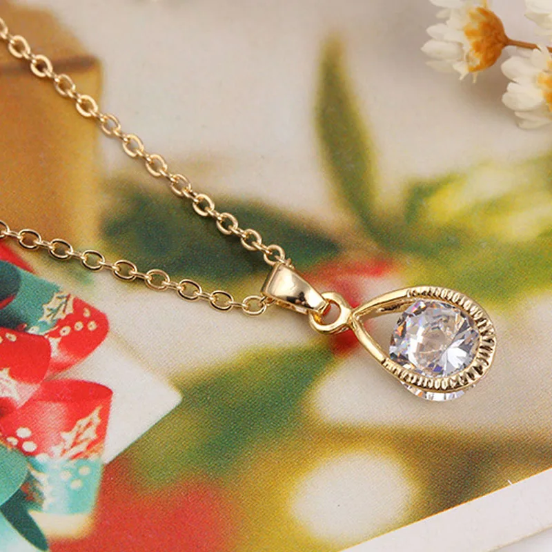 Мода Белый Круглый ААА Циркон Свитера Цепи Длинное Ожерелье Для Женщин Свадьба