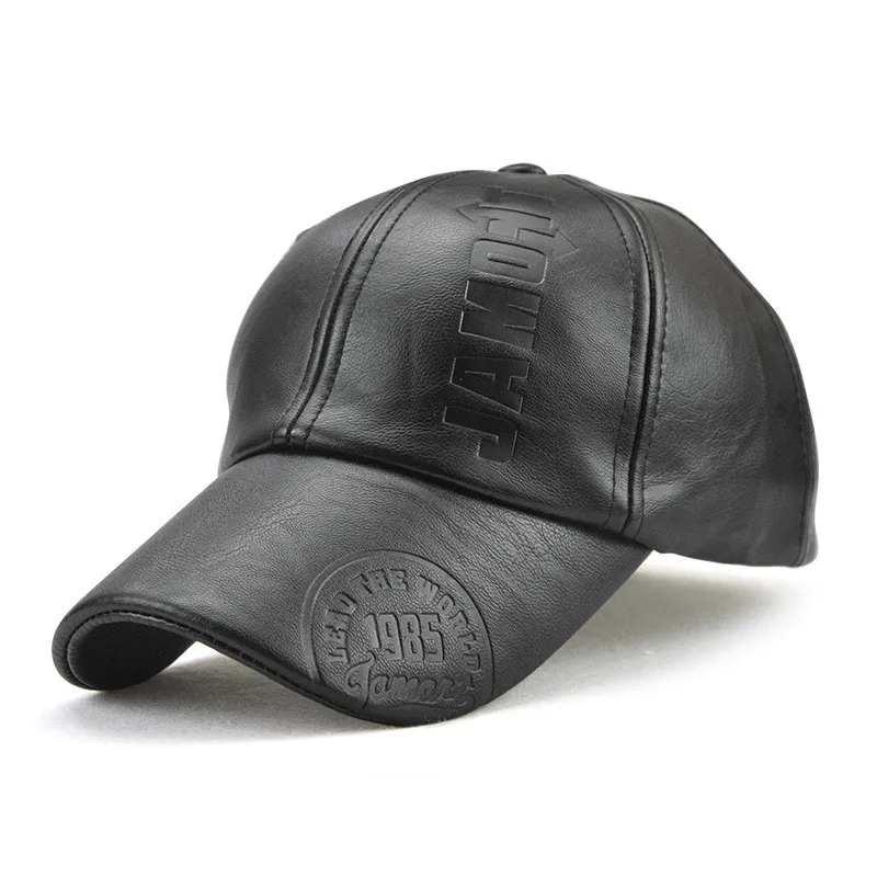Для мужчин Бейсбол Кепки женщин кожа Snapback S Casquette бренд Регулируемая кости PU Шапки
