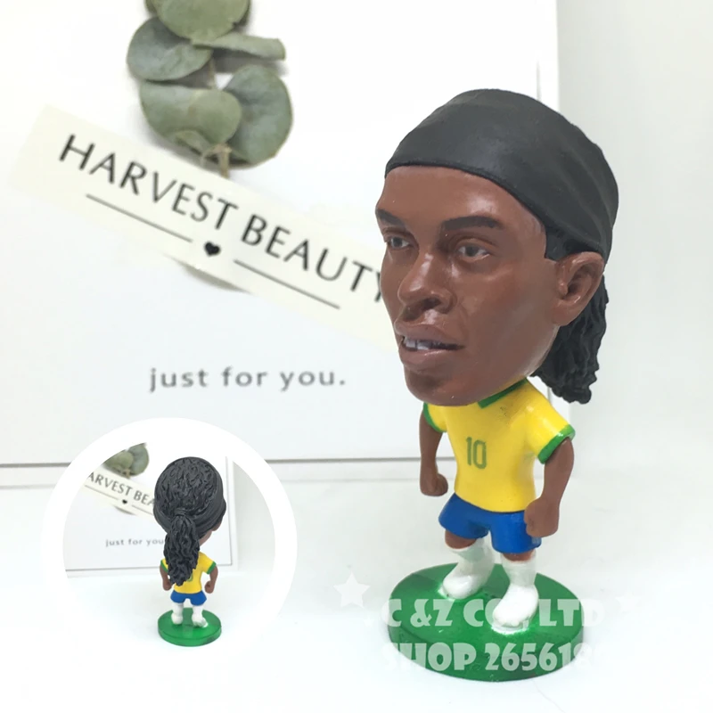 Футбольная Классическая бразильская модель Ronaldinho 10 # с подвижными суставами из