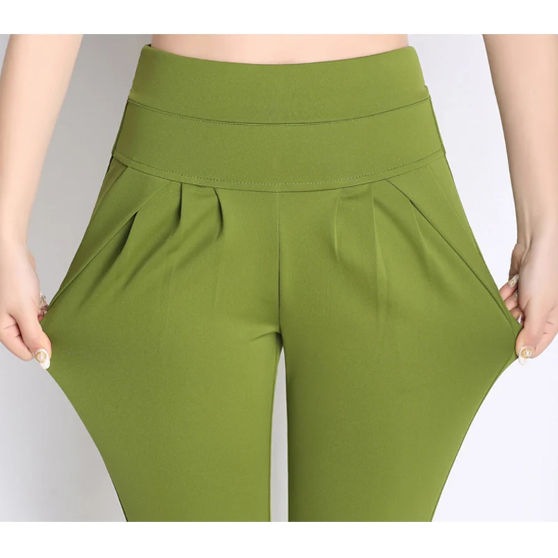 

Formal Elastic High Waist Pencil Pants Women Casual Plus Size S-6XL Slim Elegant OL Office Pants For Women Trouser 2019 Spring