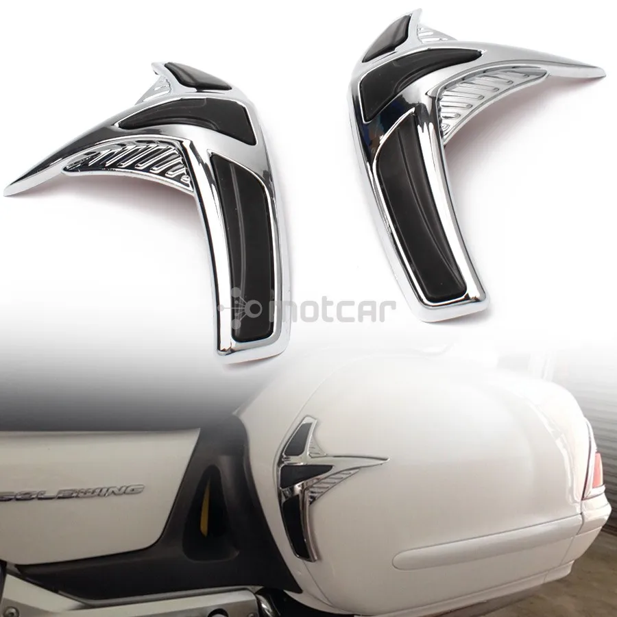 1 пара Goldwing хромированные ABS Обтекатели передние потертости протекторы наклейки