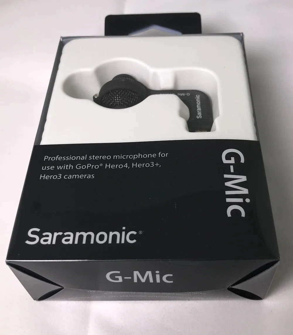 Saramonic G-Mic мини шаровой стерео-микрофон Микрофон для Gopro Hero 4 4+ 3+ 3 камеры Gmic