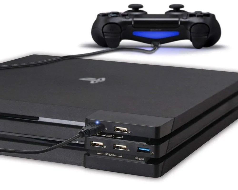 5 портов USB hub 1 3 0 4 * 2 адаптер расширения для Playstation PS4 Pro|Запасные части| |