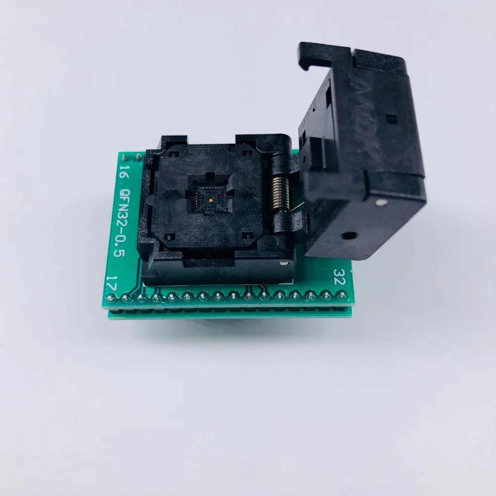 QFN32 MLF32 IC шаг 0 5 Φ розетка для тестирования/программирования размер чипа