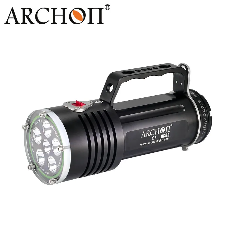 ARCHON DG60 WG66 Goodman Handle Diving Light XM-L2 LED 5000lm Rechargeable Li- ion Battery Pack technical Scuba Dive Torch