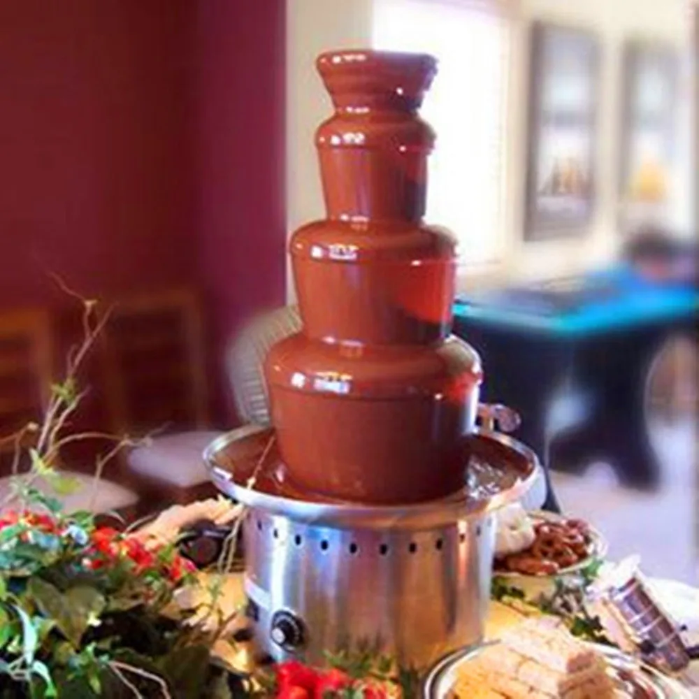 Самопомощи печенье на десерт фонтан шоколадного фондю машина|fondue electric|machine