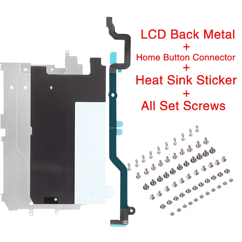 1 комплект металлический держатель для ЖК экрана + наклейка на радиатор кнопка