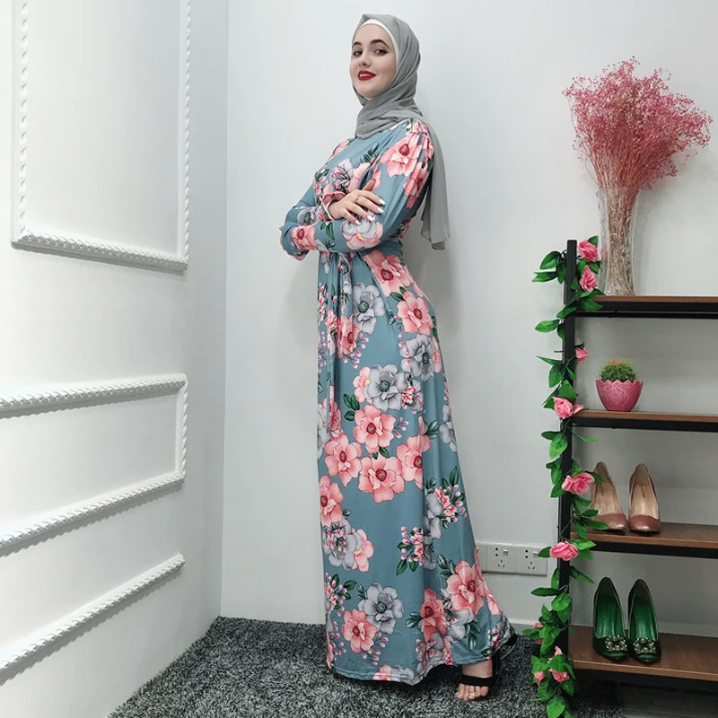 Vestidos Ramadan кафтан абайя, арабское мусульманское длинное платье для девочки Caftan Elbise Hijab Eid платья Qatar Robe Femme Musulmane Longue