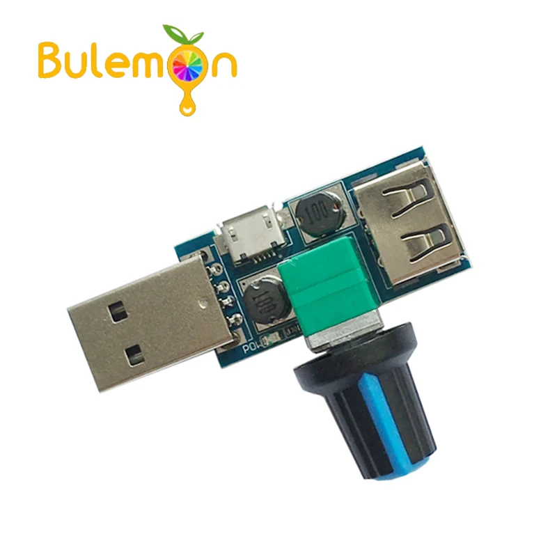 Мини USB регулятор скорости вентилятора 5 в постоянного тока контроллер ветра