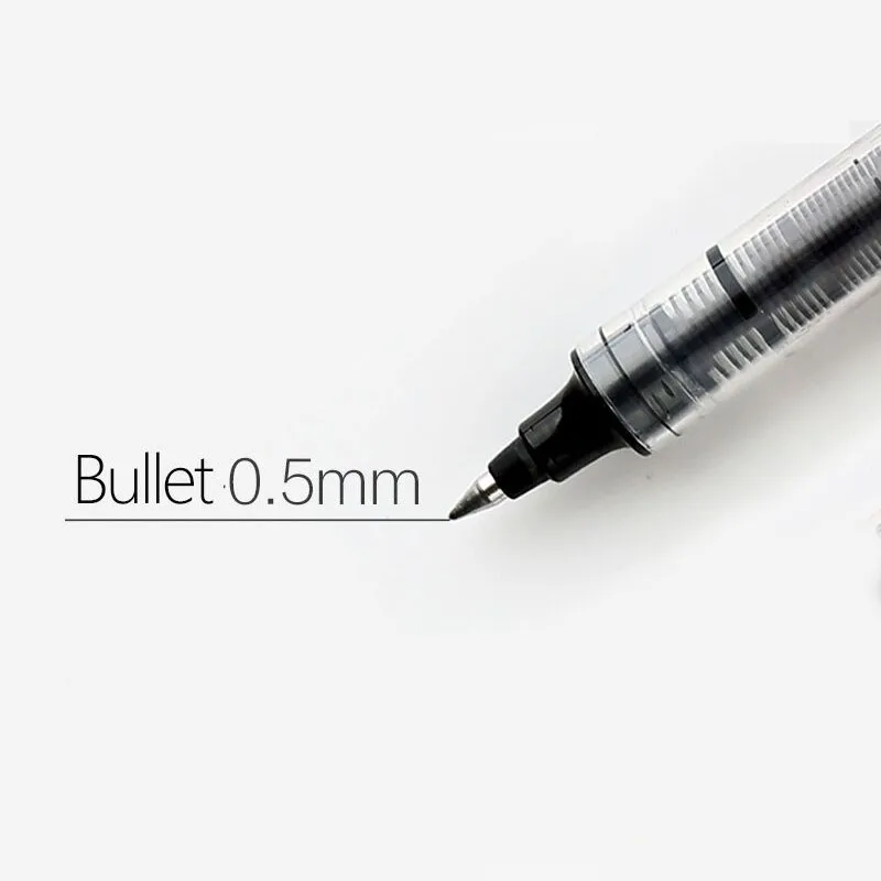 0,5 мм в сдержанном стиле Шариковая ручка для студенческий экзамен MUJI Стиль гелевая ручка черный/красный/ручка с синими чернилами Maker ручки школы канцелярские принадлежности - Цвет: Buttle