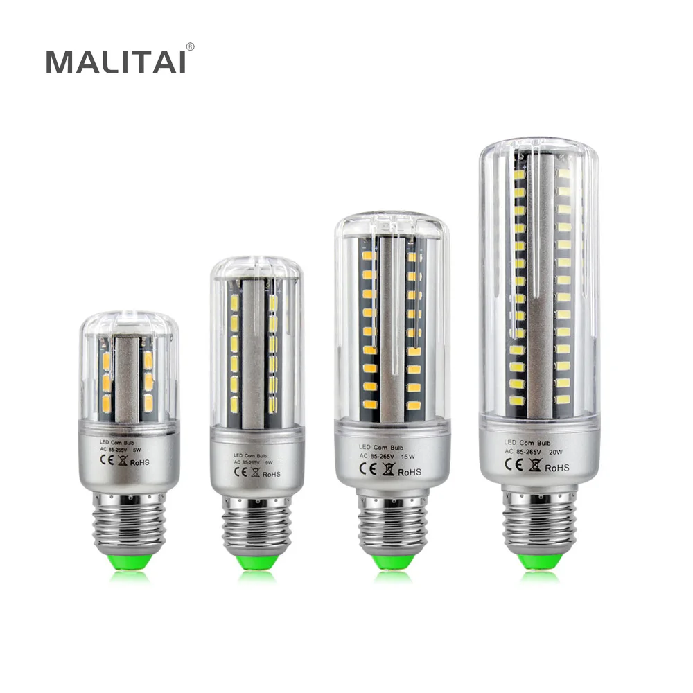 1 шт. Honest Watt & Lumen 5736 SMD светодиодная кукурузная лампа E27 5W 7W 9W 12W 15W 18W 20W 85 V 265 без