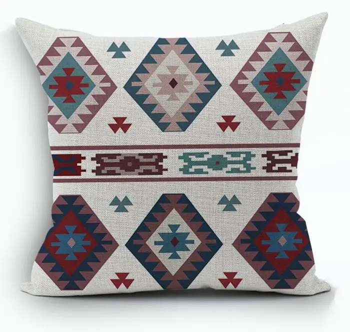 Элегантный чехол для подушки с Северными мотивами килим альмофада Бохо