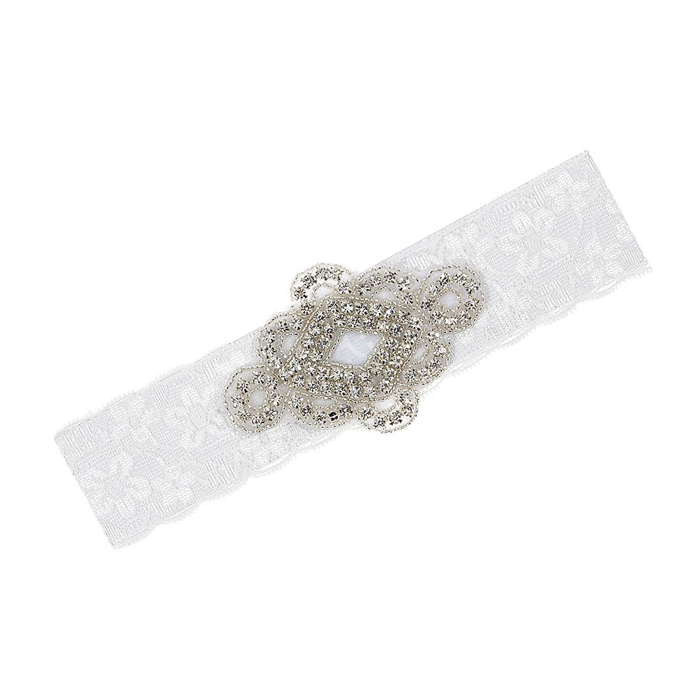 Новинка 5 шт./лот повязка на голову с цветком из страз для новорожденных мягкие