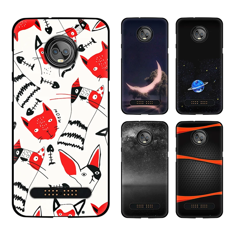 Чехол с рисунком для Motorola Moto Z3 Play чехол мобильного телефона TPU материал