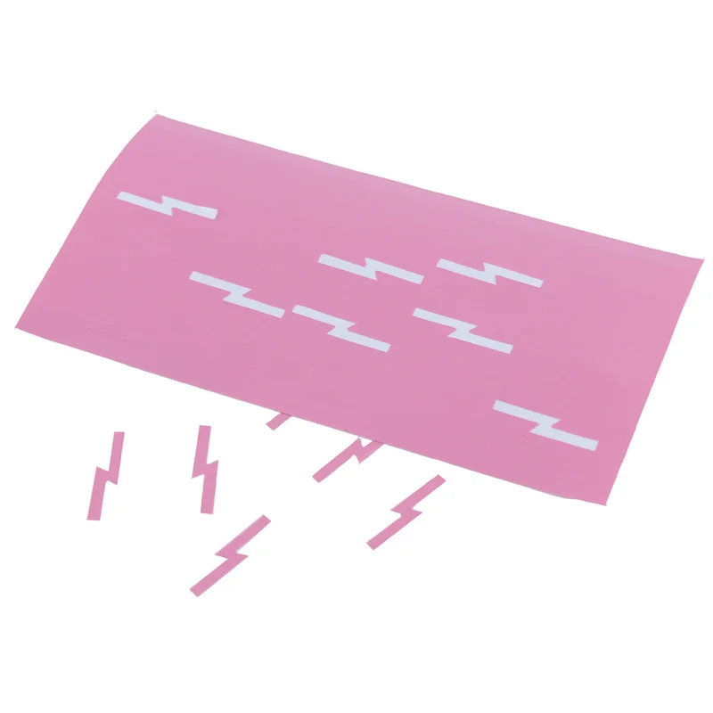 

Makartt 50Pcs Nail Vinyl Nail Stickers Stripping Nail Art Decorations Zigzag French Guides Nail Polish Stencil XB0795